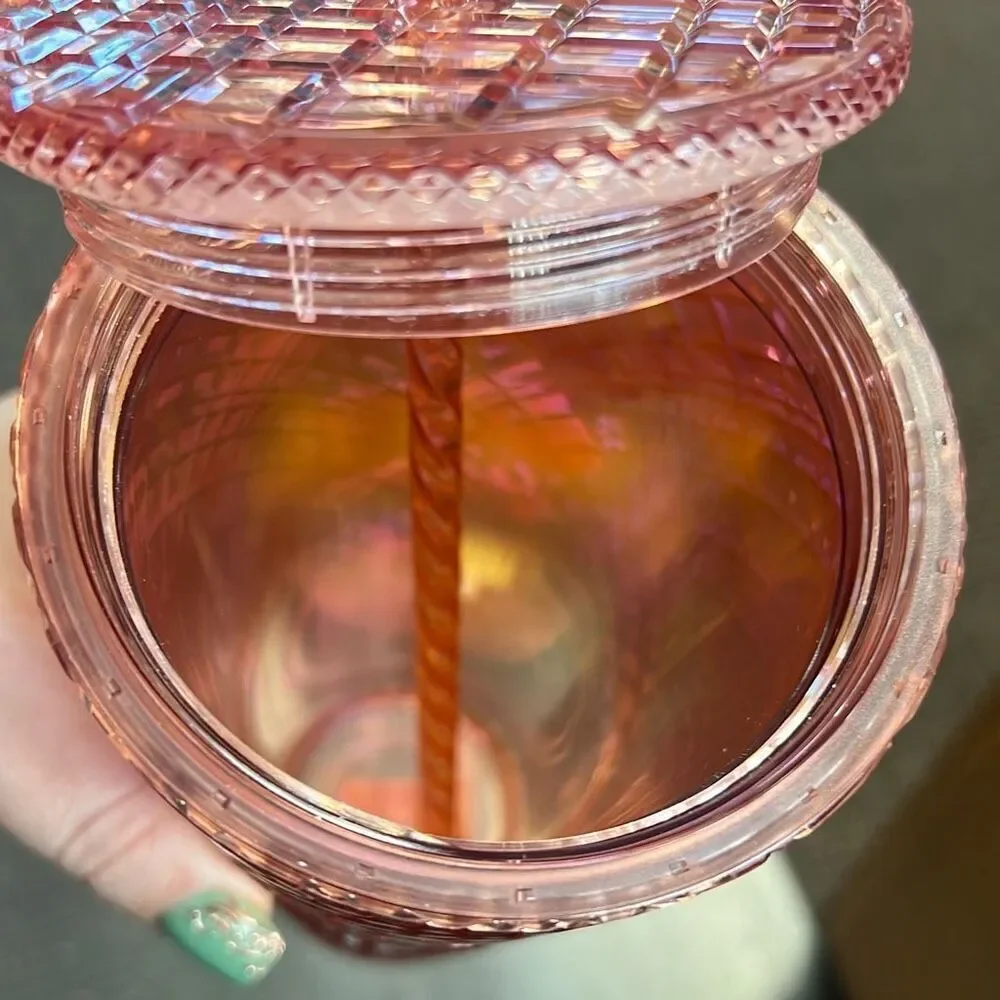 ✨Starbucks Rose Gold Studded Tumbler RARE✨